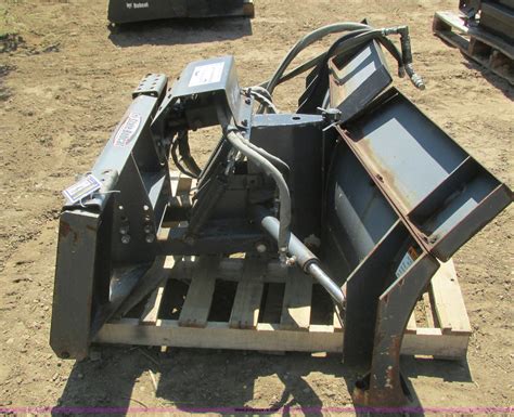 skid steer single plow|60 skid steer snow plow.